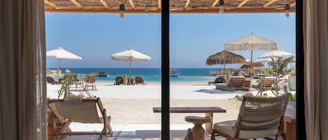 Suite, Sea View | 1 bedroom, premium bedding, minibar, iron/ironing board