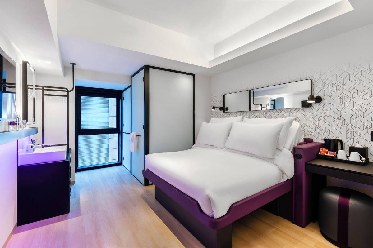 In-room safe, desk, laptop workspace, blackout drapes