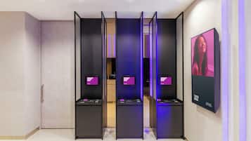 Check-in/check-out kiosk