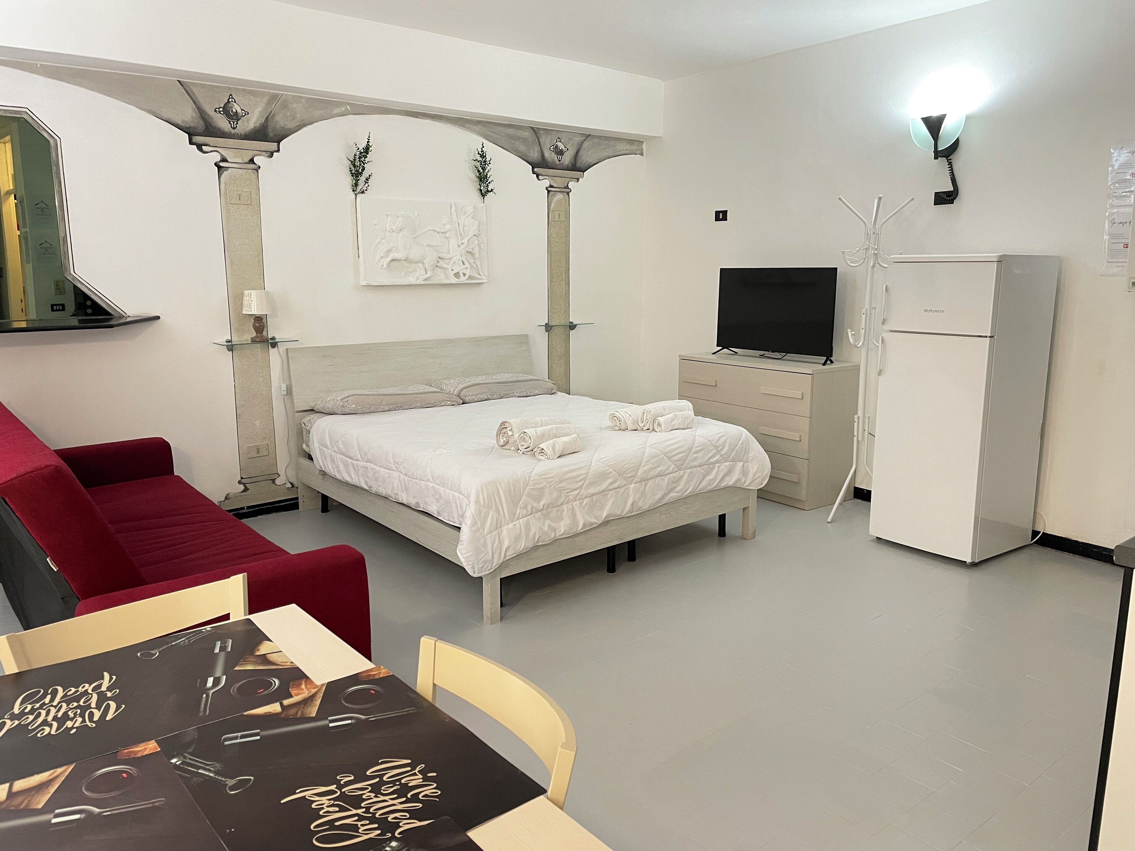 1 sovrum, strykjärn/strykbräda, gratis wi-fi och sängkläder