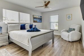 4 habitaciones, escritorio, tabla de planchar con plancha y internet 