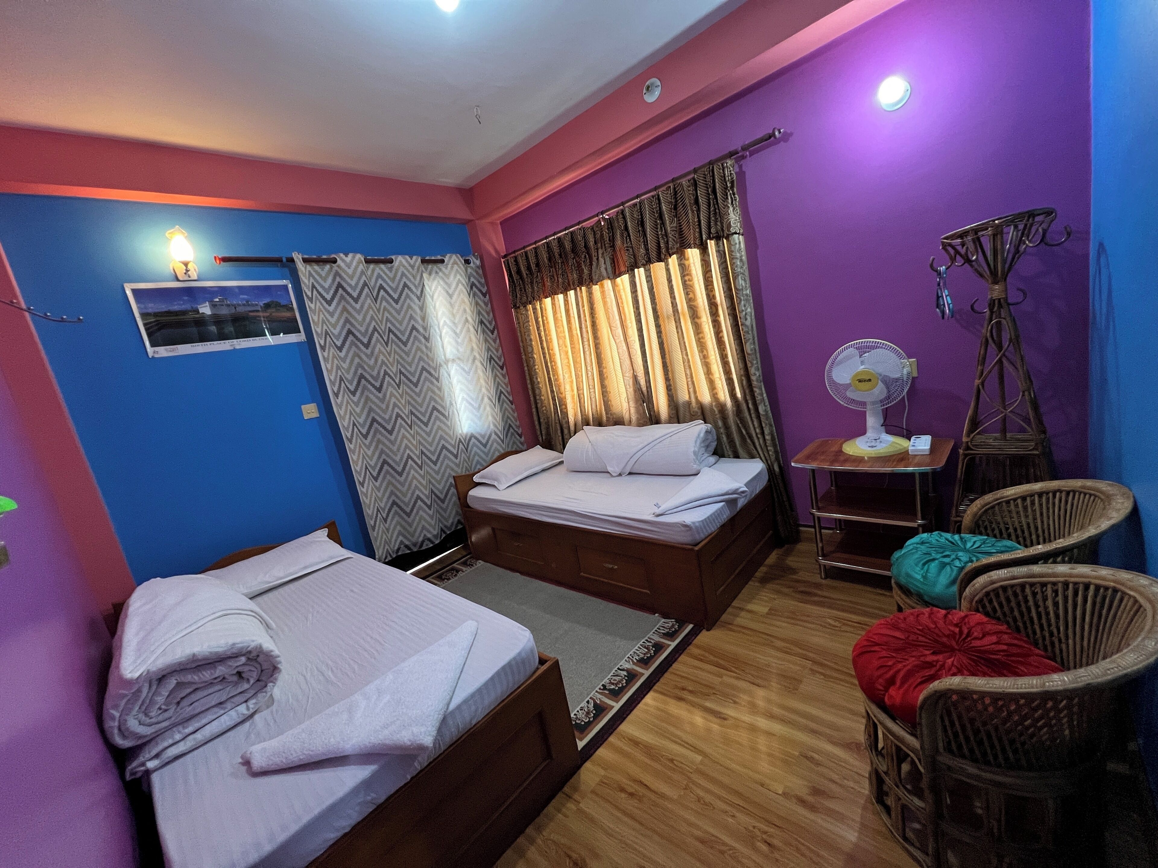 더블룸 또는 트윈룸, 발코니, 시내 전망 | 무료 WiFi