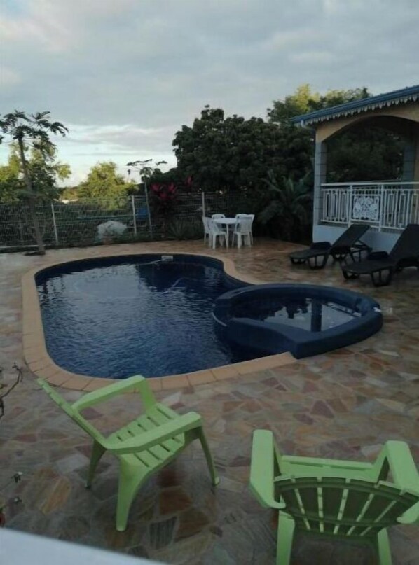 Pool - 4-bedroom house for 10 people (L'Étang-Salé)