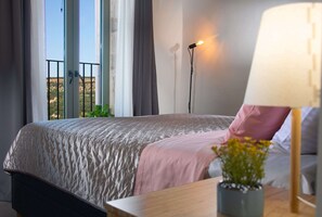 Deluxe Apartment, Pool View | 2 bedrooms, in-room safe, iron/ironing board, free WiFi - Divine Crete (Heraklion)