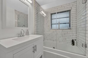 Towels, soap, toilet paper
