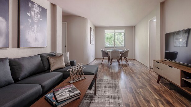 Apartment | Living area - Cozy Roma Norte Flat - Wifi - Elevator - Sleeps 7 (Mexico City)