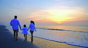 On the beach