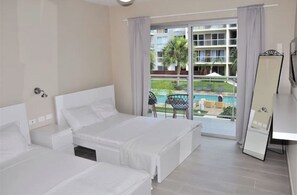 1 quarto, roupa de cama