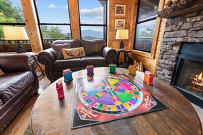 Dining - The Lodge - Rustic Cabin w/ Hot Tub & Games! (Sevierville)