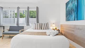 1 slaapkamer, een strijkplank/strijkijzer, reisbedje, wifi