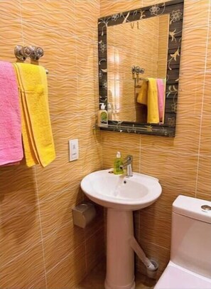Bathroom - modern apartment in Accra, with free wi-fi, 4 (Lashibi)