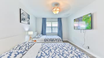 3 bedrooms, iron/ironing board, travel crib, free WiFi