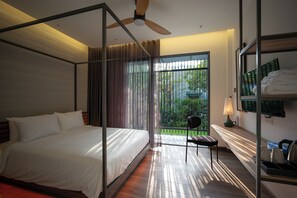 3 slaapkamers, een bureau, een strijkplank/strijkijzer, gratis wifi