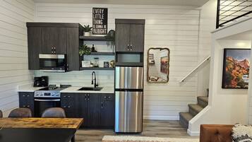 Microwave, oven, stovetop