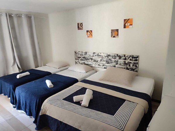 Family Quadruple Room | Free WiFi, bed sheets - Bahias Inn Bella Vita (Búzios)