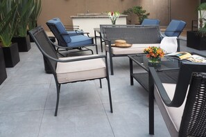 Terrace/patio - 3-Bedroom w/ Balcony / Terrace & Gym / Reforma (Mexico City)