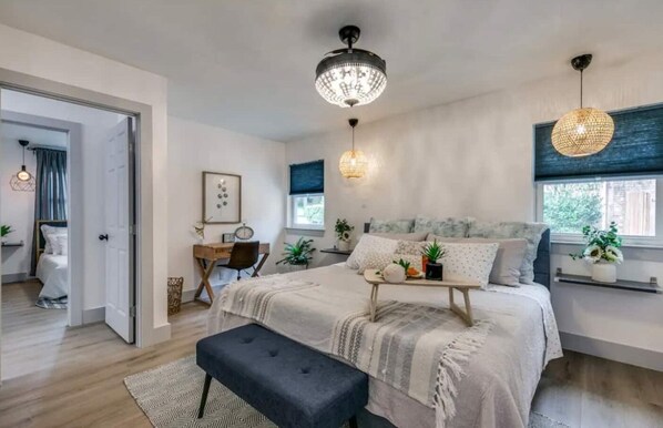 3 dormitorios, tabla de planchar con plancha, wifi y ropa de cama