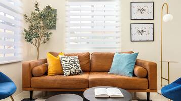 House, Non Smoking, Sea View | Living area | 50-inch Smart TV with satellite channels, Netflix, streaming services
