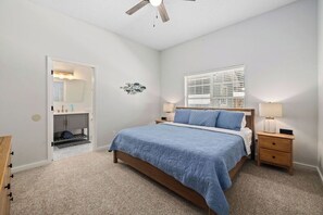 3 bedrooms, iron/ironing board, travel cot, WiFi - Beach Getaway & Pool | Good Morning Rental (Jacksonville Beach)