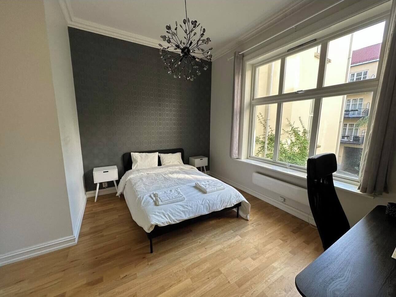 3 soverom, wi-fi og sengetøy