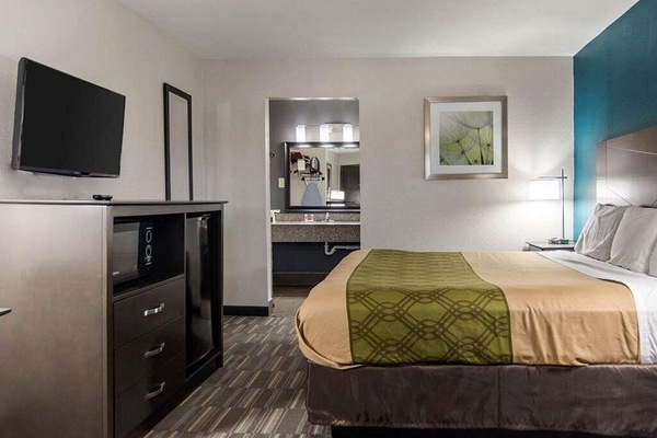 Single Room, 1 King Bed, Non Smoking | Blackout drapes, soundproofing, iron/ironing board, free WiFi