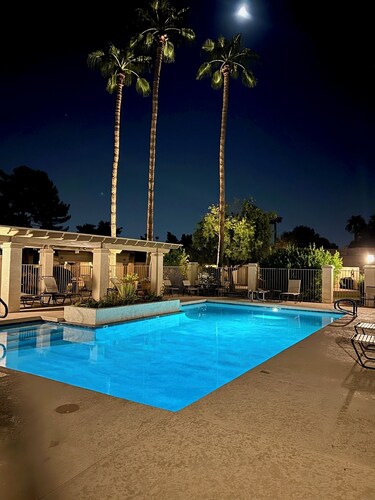 Winter in Westbrook Village and enjoy beautiful pool, hot tub  and golf courses.