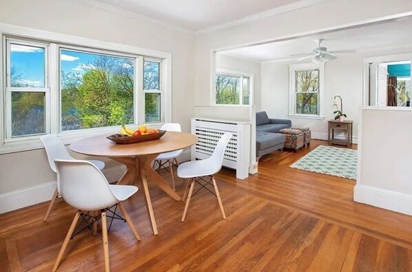 Dining - Convenient 2-bedroom apartment with water views by Assembly Row in Somerville (Somerville)