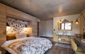 4 habitaciones, escritorio, tabla de planchar con plancha y wifi gratis 