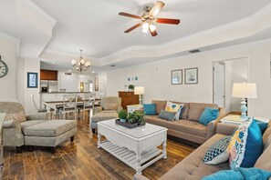 TV - Reunite at Reunion | 3BR, 3 Bath Spacious Condo w/ Golf Course Views Near Disney (Kissimmee)