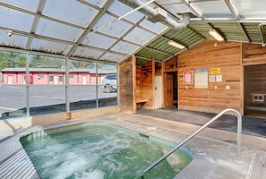 Indoor pool, a heated pool