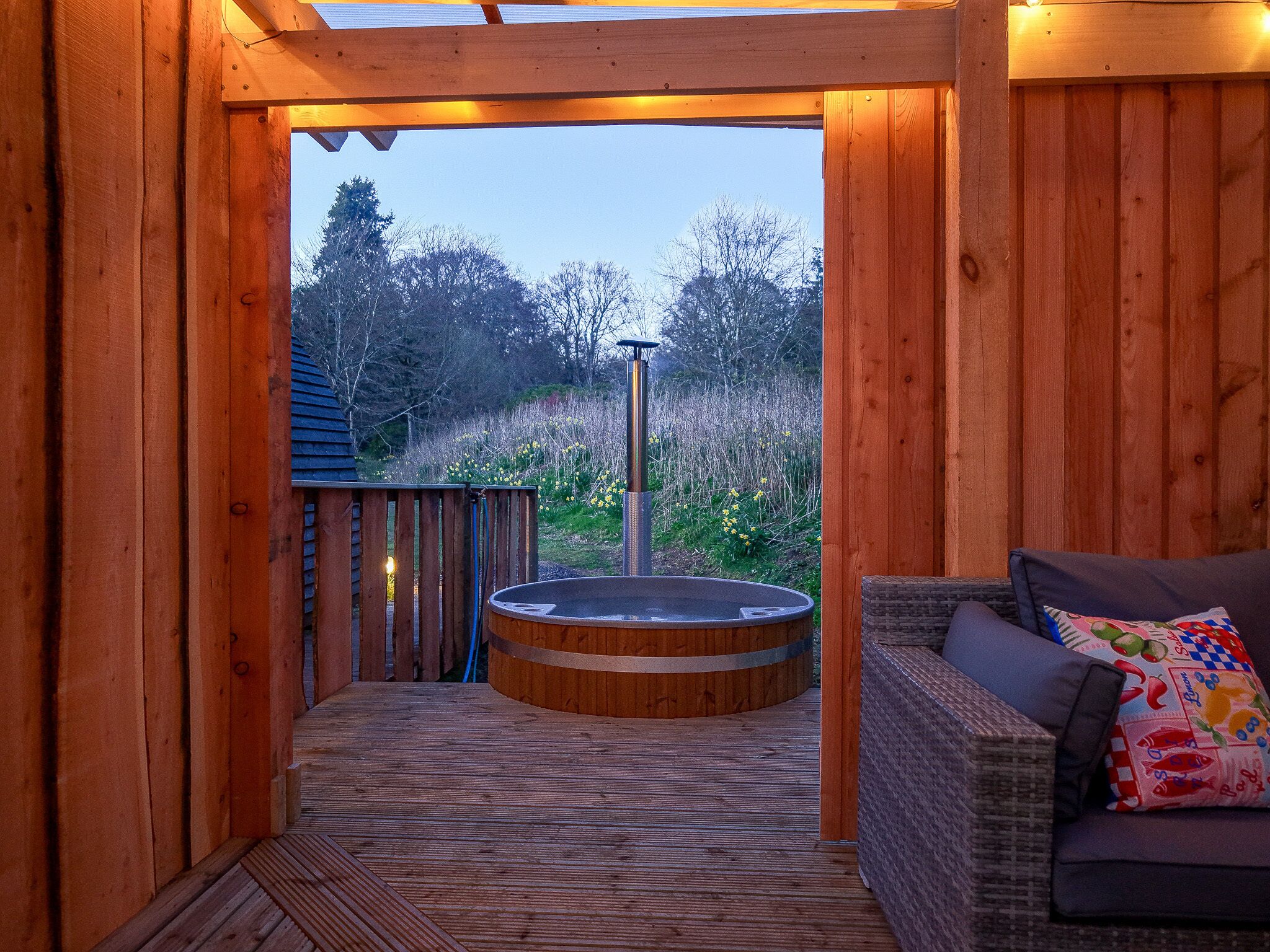 Bain à remous extérieur