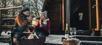 Cosy Ensuite Glamping With A Hot Tub