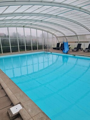 Indoor pool, a heated pool