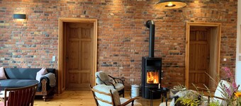 Spacious double room surrounded by greenery