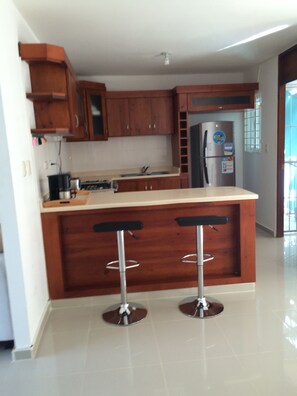 Microwave, oven, stovetop, coffee/tea maker - 3 bedroom apartment with WiFi, AC Netflix in Santiago (punal)
