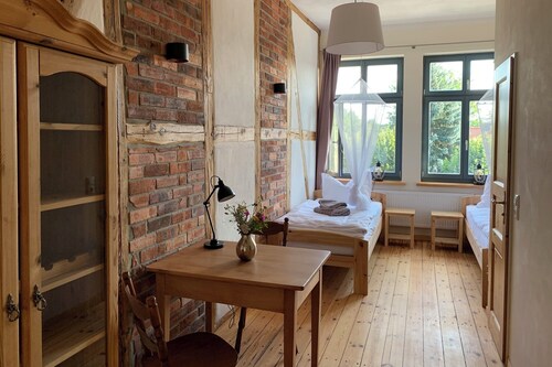 Charmantes Fachwerk-doppelzimmer