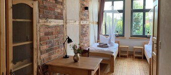 Charmantes Fachwerk-doppelzimmer