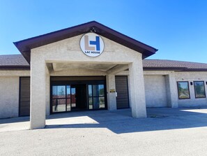 Façana frontal de l'allotjament