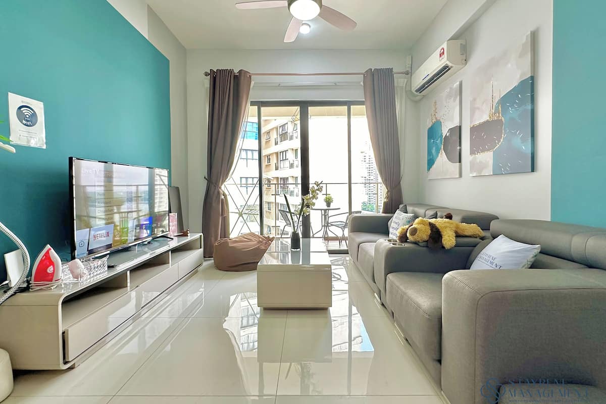 Comfort Apartment, 2 Bedrooms, Non Smoking | Living area