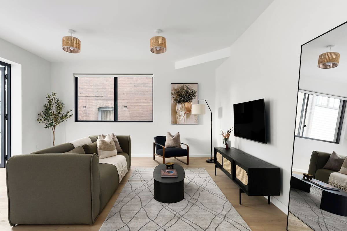 Apartment, 2 Bedrooms | Living area | Flat-screen TV