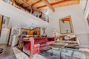 TV, fireplace - Carnelian Bay 3BR + Loft, Near Beach & Trails (Carnelian Bay)