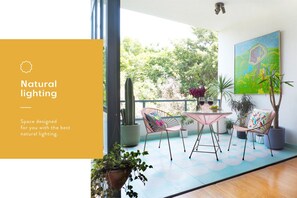 Interior - Premium Apartment with Terrace - In La Condesa (Ciudad de México)