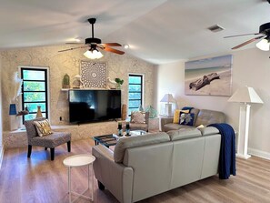 Una Smart TV, libros