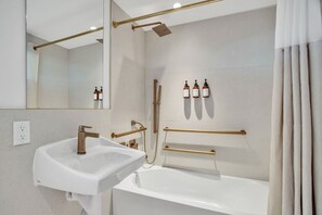 Hair dryer, towels