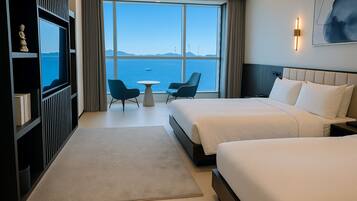 Deluxe Ocean Twin | Ropa de cama de alta calidad, wifi gratis y ropa de cama