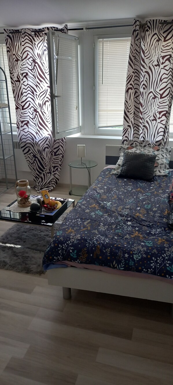 1 bedroom, iron/ironing board, bed sheets - Comfortable studio (Roubaix)