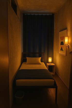 Kamar Single Basic | Kedap suara, Wi-Fi gratis, dan seprai linen
