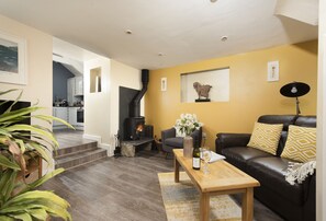 تلفزيون ذكي، مدفأة، كُتُب، ستيريو