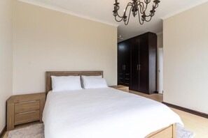 6 slaapkamers, een strijkplank/strijkijzer, wifi, beddengoed