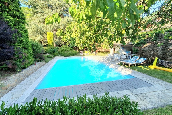 Piscine extérieure, piscine chauffée